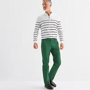 St. John's Bay Stretch Temp Flex Mens Straight Fit Flat Front Pant 42X30